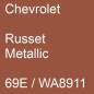 Preview: Chevrolet, Russet Metallic, 69E / WA8911.